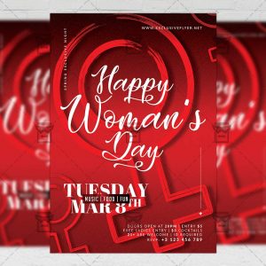 Download International Woman's Day PSD Flyer Template Now