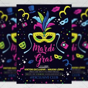mardi gras flyers exclsiveflyer free and premium psd templates mardi gras flyers ideas