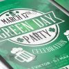 Download Green Day Party PSD Flyer Template Now