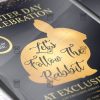 Download Let's Follow the Rabbit PSD Flyer Template Now