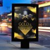 Download Gold and Black Party PSD Flyer Template Now