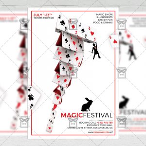 Download Magic Festival PSD Flyer Template Now