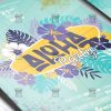 Download Aloha Party PSD Flyer Template Now