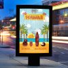 Download Hawaii Night PSD Flyer Template Now