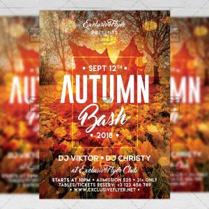 Download Autumn Bash PSD Flyer Template Now
