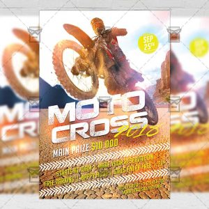 Download Moto Cross 2018 PSD Flyer Template Now