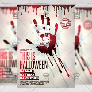 Download This is Halloween PSD Flyer Template Now