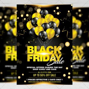 Download Black Friday Sale 2019 PSD Flyer Template Now