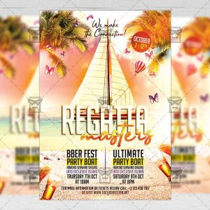 Download Regatta Masters PSD Flyer Template Now