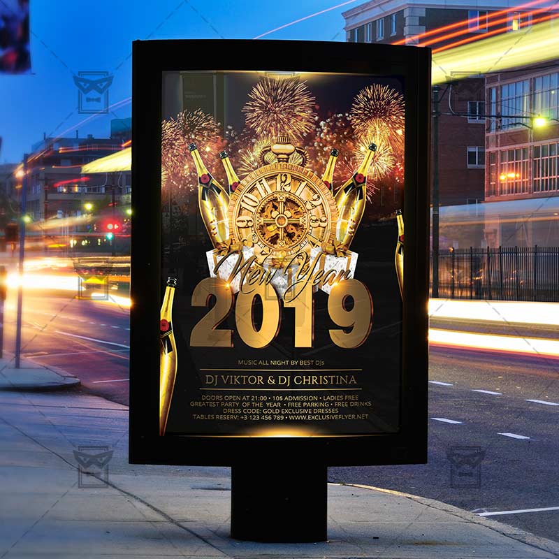 new year celebration flyer seasonal a5 template celebration flyer