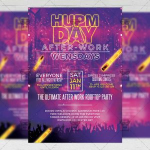 Download Hump Day Party PSD Flyer Template Now