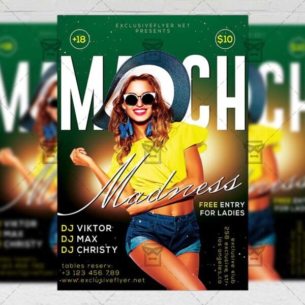 Download March Madness 2019 PSD Flyer Template Now