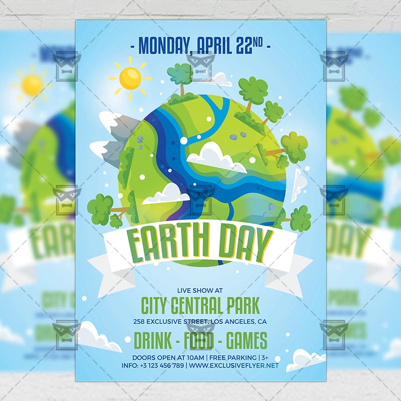 mother earth day flyer seasonal a5 template earth day flyer