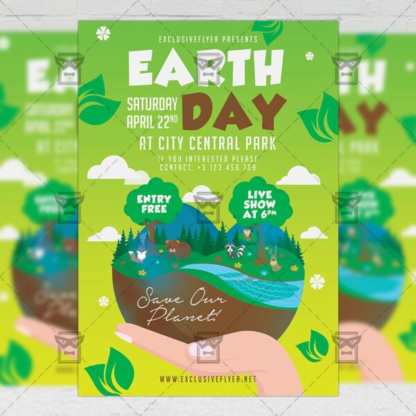 Download Mother Earth Day Celebration PSD Flyer Template Now