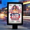 Download The Big Bang Party PSD Flyer Template Now