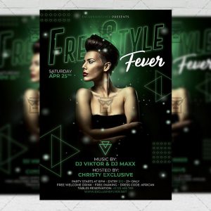 Download FreeStyle Fever PSD Flyer Template Now