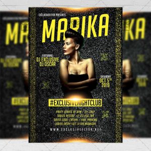 Download Dj Club Party PSD Flyer Template Now