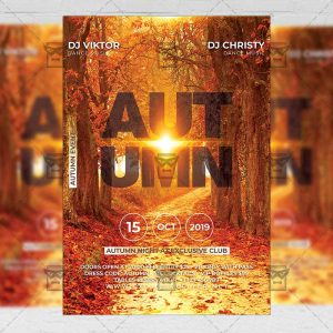 Download Autumn PSD Flyer Template Now