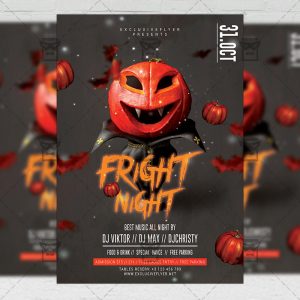 Download Fright Night PSD Flyer Template Now