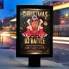 Christmas Dj Battle Flyer - Winter PSD Template