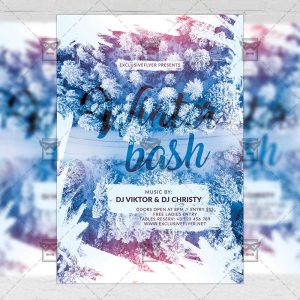 Winter Bash Flyer - Winter PSD Template