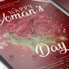 Happy Woman's Day Template - Flyer PSD + Instagram Ready Size