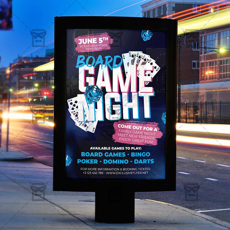 Game Night Flyer Template
