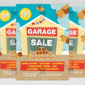 Garage Sale - Flyer PSD Template