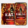 Halloween Superheroes Party - PSD Templates for Instagram