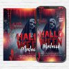 Halloween Madness - Instagram Post and Stories PSD Template