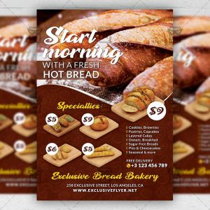 Bread Delivery - Flyer PSD Template