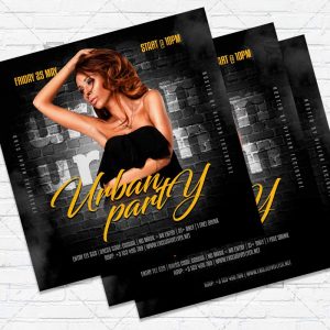 Urban Party- Flyer PSD Template
