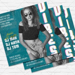 Night Vibes - Flyer PSD Template