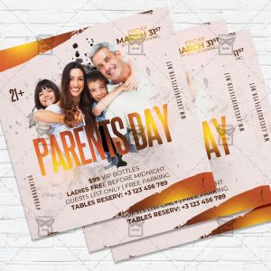 Global Day of Parents - Flyer PSD Template