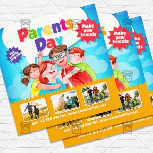 Parents Day - Flyer PSD Template