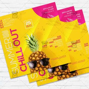 Summer Chillout - Flyer PSD Template