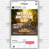 World Bicycle Day - Flyer PSD Template