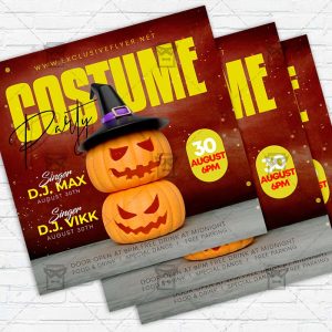 Costume Party - Flyer PSD Template