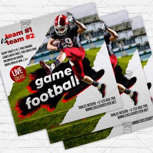 Football Game - Flyer PSD Template