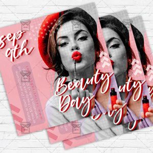 International Beauty Day - Flyer PSD Template