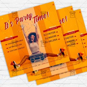 Party Time - Flyer PSD Template