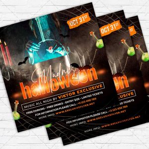 Halloween Madness - Flyer PSD Template