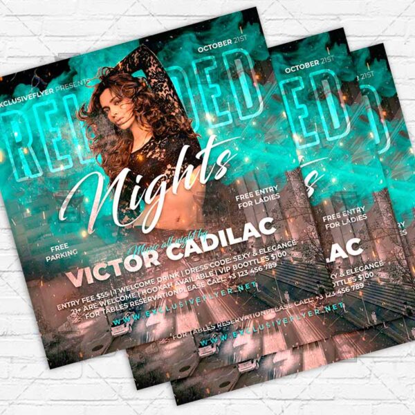 Reloaded Nights - Flyer PSD Template