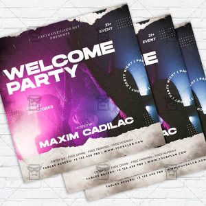 Welcome Night - Flyer PSD Template