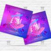 EDM Night - Flyer PSD Template | ExclusiveFlyer