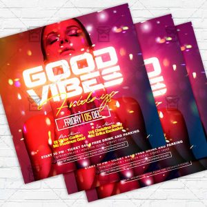 Good Vibes - Flyer PSD Template | ExclusiveFlyer