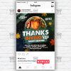 Night Before Thanksgiving - Flyer PSD Template | ExclusiveFlyer