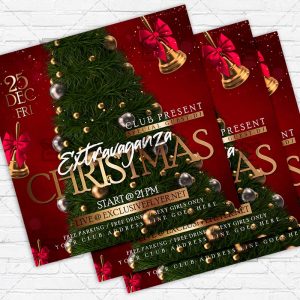 Christmas Extravaganza - Flyer PSD Template | ExclusiveFlyer