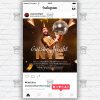 Gatsby New Year - Flyer PSD Template | ExclusiveFlyer