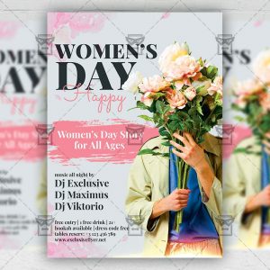 Happy Womens Day - Flyer PSD Template | ExclusiveFlyer